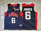 USA 6 James Navy 2012 Olympic Basketball Team Jersey,baseball caps,new era cap wholesale,wholesale hats